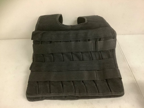 Adjustable Sport Weighted Vest, No Weights, Appears new - Lot 613