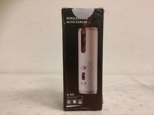 Wireless USB Auto Curler, Powers Up, Appears New - Lot 642