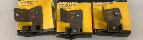 Lot of (3) Multi-Cam Brackets, Appears New - Lot 650