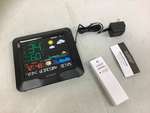 Lacrosse Atomic Forecast Station, Powers Up, E-Commerce Return - Lot 659