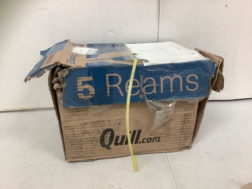 Box of 3 Reams Quill 8.5x11 Copy Paper, E-Comm Return - Lot 799