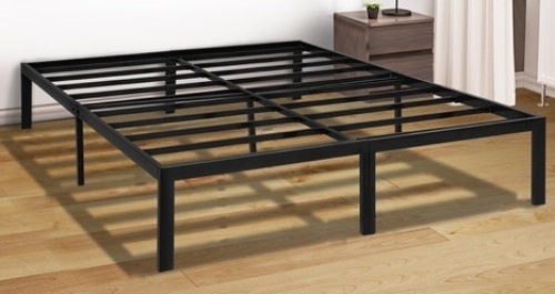 KingSo 14" Metal Platform Queen Bed Frame, Appears new - Lot 800