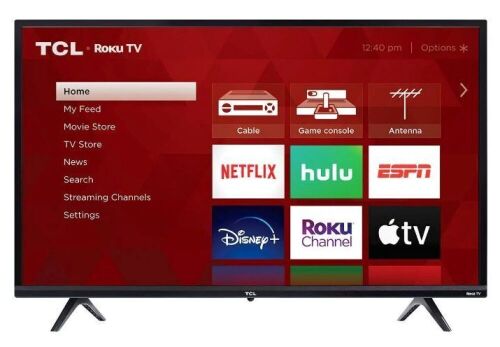 TCL 32" Class 3-Series 720p Roku Smart TV  - Lot 107