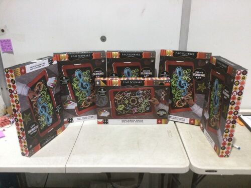 Case of (6) FAO Schwarz Neon Glow Drawing Easels - Lot 184