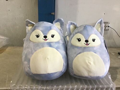 Lot of (2) Squishmallow Faldette Fox Plush - Lot 284
