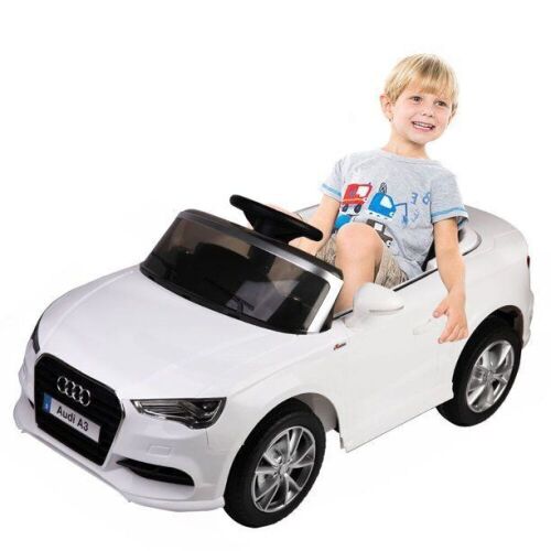 12V Audi A3 Licensed RC Kids Ride On Car Electric Remote Control LED Light Music - Lot 307