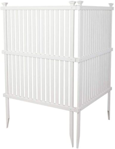 Vingli Vinyl Garden Fence  - Lot 420