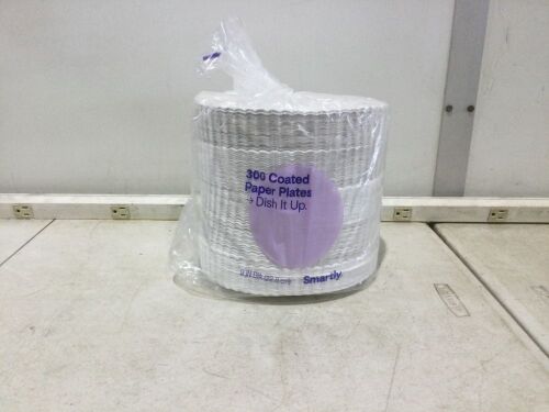 Case of (2) Smartly 9" Coated Disposable Paper Plates, 300 ct  - Lot 574