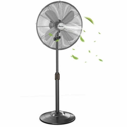 16" Metal Adjustable Oscillating Pedestal Fan - Lot 599
