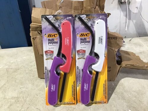 Case of (10) Bic Multi-Purpose Flex Wand Lighters, 2 Pack  - Lot 643