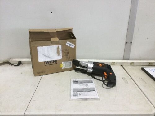 WEN 3650 4.0-Amp Corded Variable Speed Swivel Head Electric Metal Cutter Shear - Lot 644