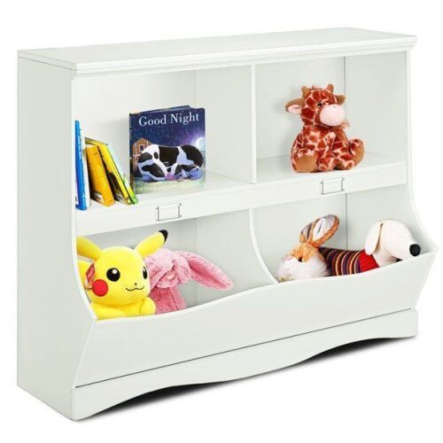 Kids Storage Unit Bookshelf Toy Organizer - Lot 697