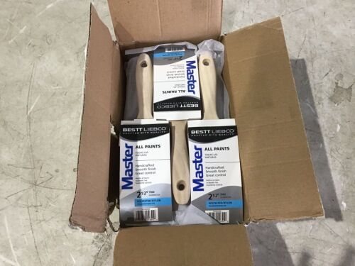 Case of (12) Master 2.5" Trim Paint Brushes - Lot 862