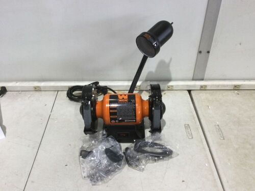 WEN 4276 2.1-Amp 6-Inch Bench Grinder with Flexible Work Light - Lot 899