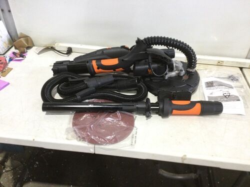 WEN 6369 Variable Speed 5 Amp Drywall Sander with 15' Hose - Lot 912