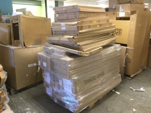 Pallet of New SUV Cargo Covers and Cargo Liners. Unknown Fitment. - Lot 41