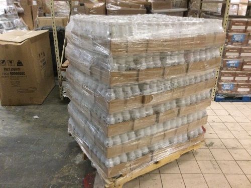 Pallet of (102) Cases of Faber Hand Sanitizer. Each Case has (12) 16.9 oz. Bottles of 80 Percent Isopropyl Alcohol Based Disinfecting Hand Cleanser.  - Lot 44