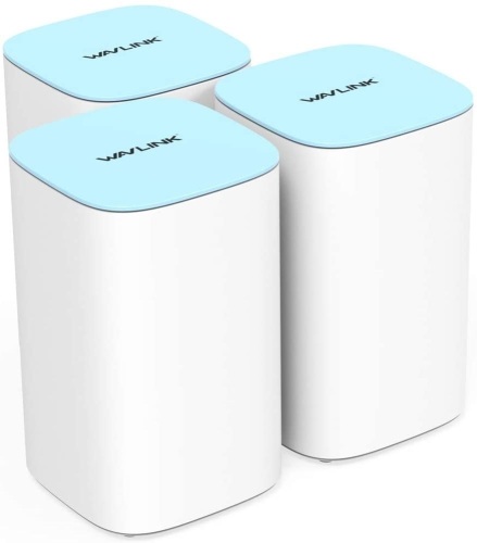 WAVLINK AC3000 Tri-Band High Power Whole Home WiFi Mesh System MU-MIMO Parental Controls with Touchlink 3-Pack - New   - Lot 54