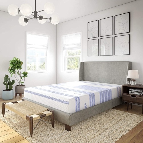 Vibe King Size Gel Memory Foam 12-Inch Mattress | CertiPUR-US Certified | Bed-in-a-Box. $602 Retail Value - Lot 59