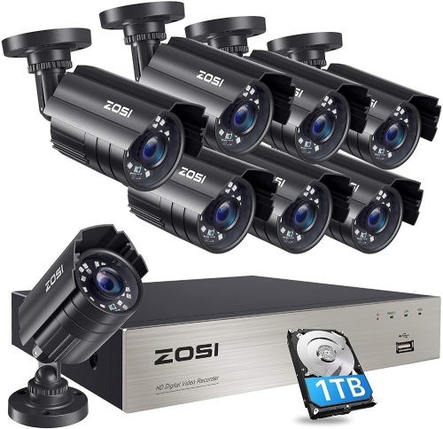 ZOSI 8CH Security Camera System. Appears New - Lot 70