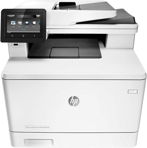HP LaserJet Pro All-in-One Color Printer, M477FNW - Appears New   - Lot 73