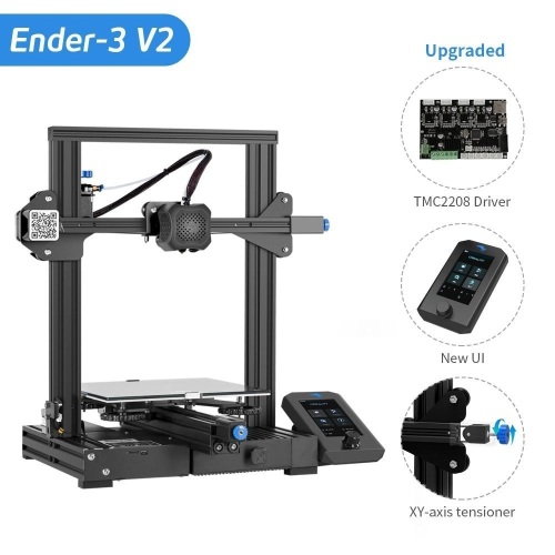 Creality Ender-3 V2 3D Printer. NEW - Lot 75