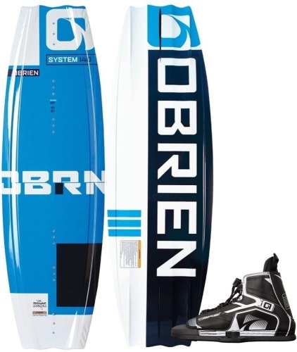 O'Brien System 140 Wakeboard with Device Bindings. Appears New - Lot 95