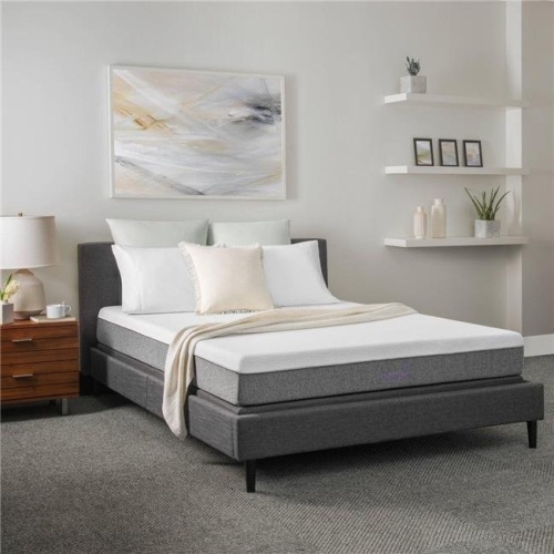 Panda 8" Solace Sleep Gel Infused Memory Foam Mattress Topper, Queen Size - New  - Lot 104