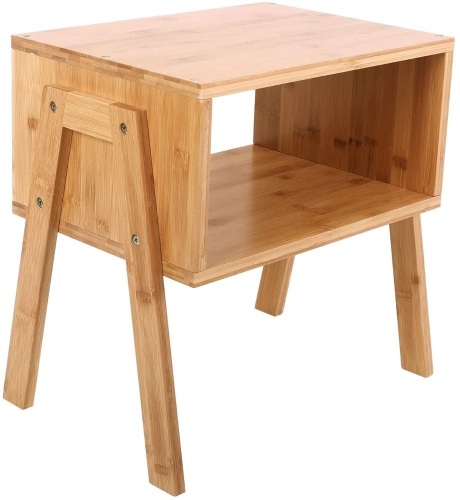Zoopolyn Bamboo Nightstand - Appears New  - Lot 126