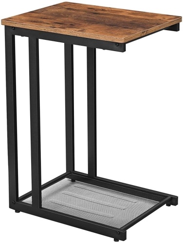 VASAGLE Side Table with Mesh Shelf - Appears New  - Lot 141
