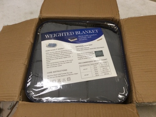 25 lbs Queen Size Weighted Blanket. NEW - Lot 237