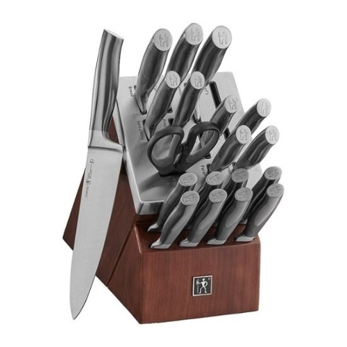 J.A. Henckels International Graphite 20-pc. Self-Sharpening Knife Block Set - E-Comm Return, Appears New  - Lot 246