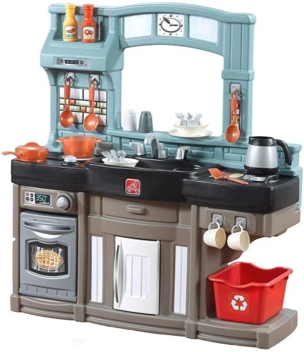 Step2 Best Chefs Kitchen Playset with 25-Pc Toy Accessories, Lights & Sounds - Appears New   - Lot 276