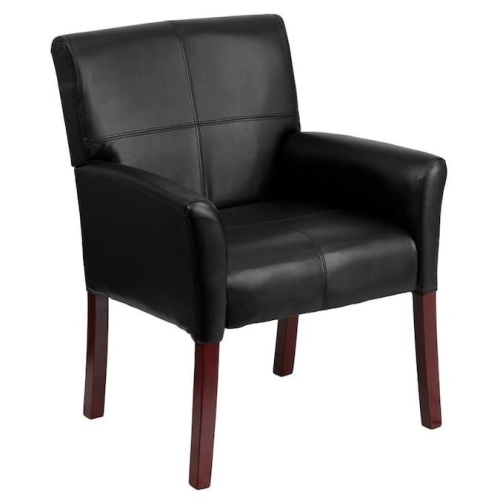 Flash Furniture Black Contemporary Desk Chair - Appears New in Damaged Box   - Lot 296