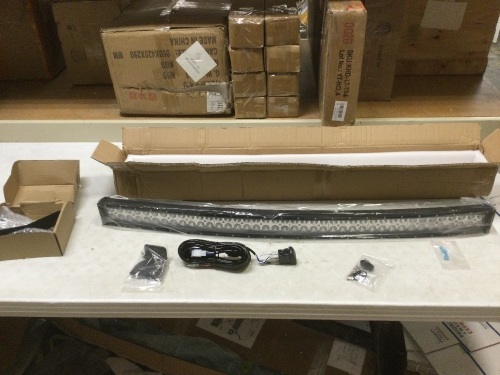 42 inch Curved LED Light Bar with Control and Mounting Hardware. Appears New - Lot 297