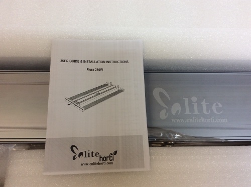 Enlite Flora 260W LED Grow Light - Appears New, Untested - Lot 300
