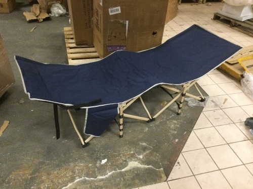 Folding Camping Cot. Appears New - Lot 324a