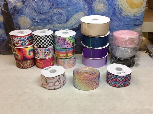 Lot of (19) Various Ribbons, See Pics - Appear New  - Lot 403