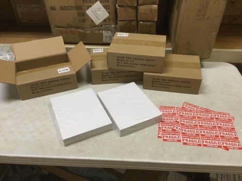 Lot of (20,000) 2" x 4" Address Labels - Lot 406
