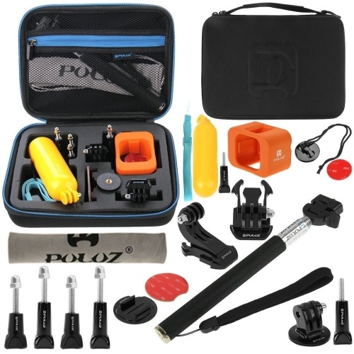 18 in 1 Surfing Accessories Combo Kit + EVA Case For GoPro HERO5 /4 Session Bag. NEW - Lot 418