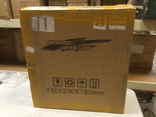 Infrared Dryer Lamp. Has a Broken Bulb. Not Tested - Lot 440