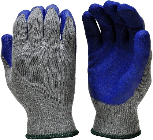 Case of G & F Economic Grade All Purpose Textured Latex Coated Gripping Work Gloves, Large, 120 ct - Appear New  - Lot 461