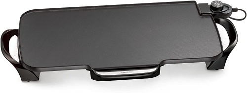 Presto 22-inch Electric Griddle With Removable Handles, Black - Appears New   - Lot 474