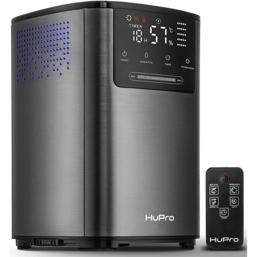 HuPro Premium Ultrasonic Cool & Warm Mist Humidifier, Top-Filling, 4L Capacity, 30H Humidifying - Appears New   - Lot 476