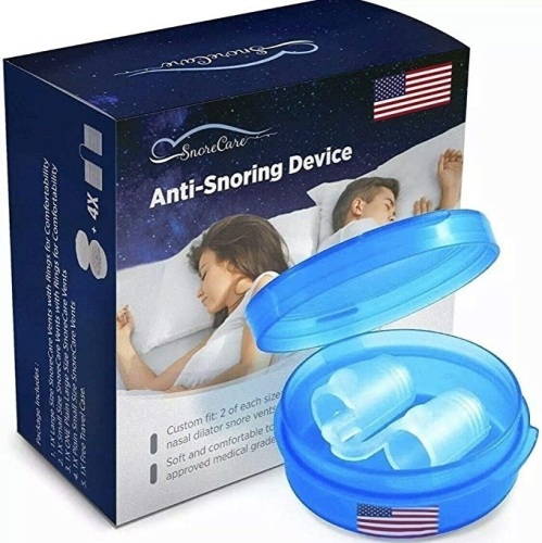Case of (100) Snore Care Set of 4 Nose Vents to Ease Breathing, Anti Snoring - Appear New   - Lot 509
