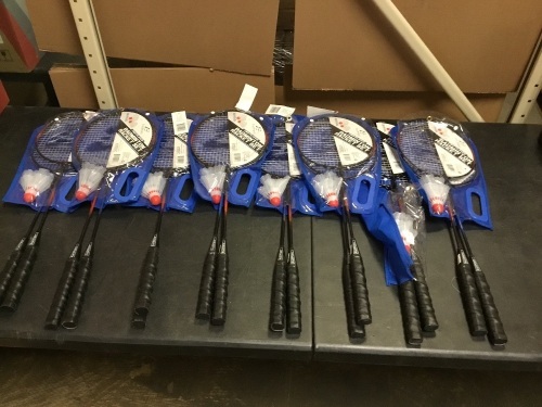 Lot of (8) EastPoint Two Player Badminton Racket Sets - Appear New - Lot 517