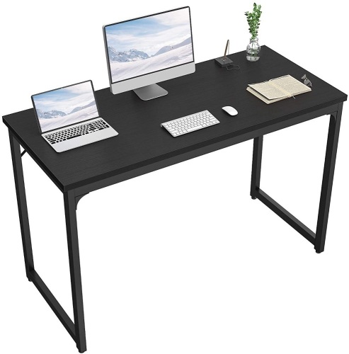 Foxemart Computer Desk 47” Modern Sturdy Office Desk Writing Table, Black - Appears New   - Lot 524