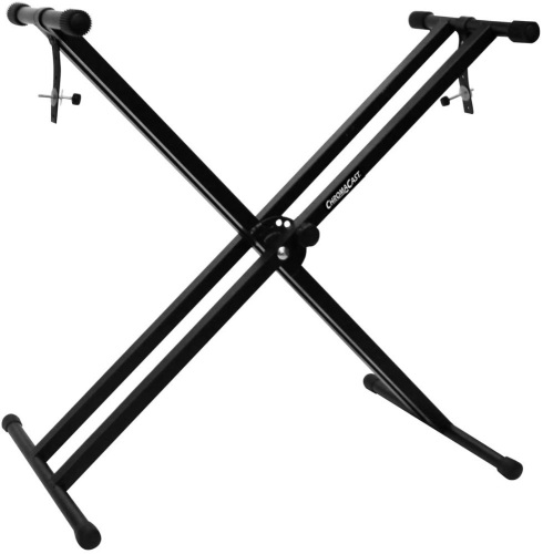 ChromaCast CC-KSTAND Double Braced X-Style Pro Series Keyboard Stand with Locking Straps - Appears New   - Lot 607