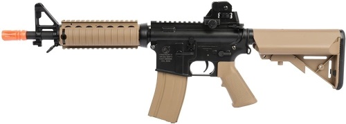 Colt M4A1 CQBR Dark Earth Combat Electric Powered Airsoft Gun with Adjustable Hop-Up, 453 FPS - Appears New   - Lot 633