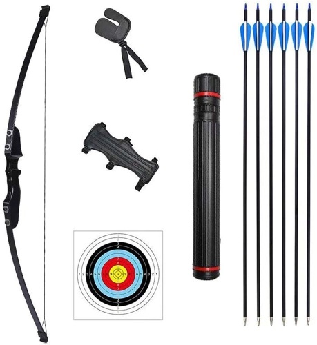 Rootmemory Archery Recurve Bow and Arrows Set with Quiver, 40 lbs, Right Hand - Appears New  - Lot 641
